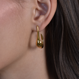 Обеци Етерни с 18К Златно Покритие