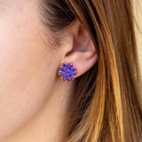 Обеци цвете - 4 цвята