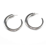 Обеци Класически Халки в 2 Цвята - Медицинска стомана 304L, водоустойчиви и хипоалергенни.