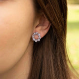 Обеци Цвете 4 цвята