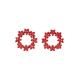 Обеци Цвете 4 цвята