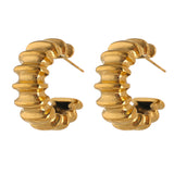 Златни Обеци Винтидж Хъги с 18К Позлата