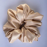 Голямо сатенено скрънчи-cappuccino