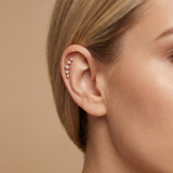 Сребърни Обеци Labret 2.0 с 14К Позлата S925