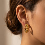 Златни Обеци Винтидж Хъги с 18К Позлата