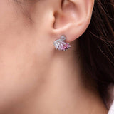 Сребрист лебед с розови нюанси