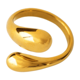 Златист Пръстен Вечност с 18к Златно Покритие