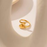 Златист Пръстен Вечност с 18к Златно Покритие