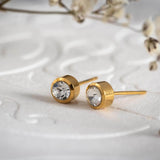 Златисти обеци simple