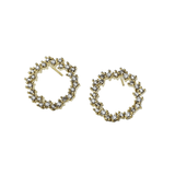 Златисто Кристални Обеци